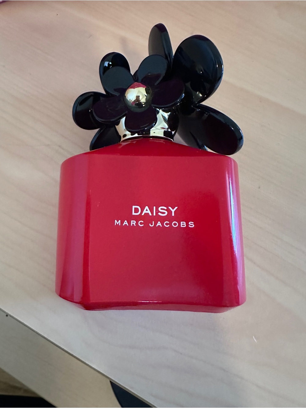 Marc Jacobs Daisy Red Bottle with Black Floral Cap
